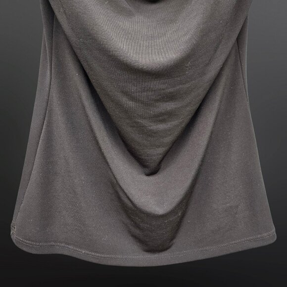 Y2K Black Tank Top Silver chunky chain straps Size S McBling Gothic Grunge - Picture 4 of 7